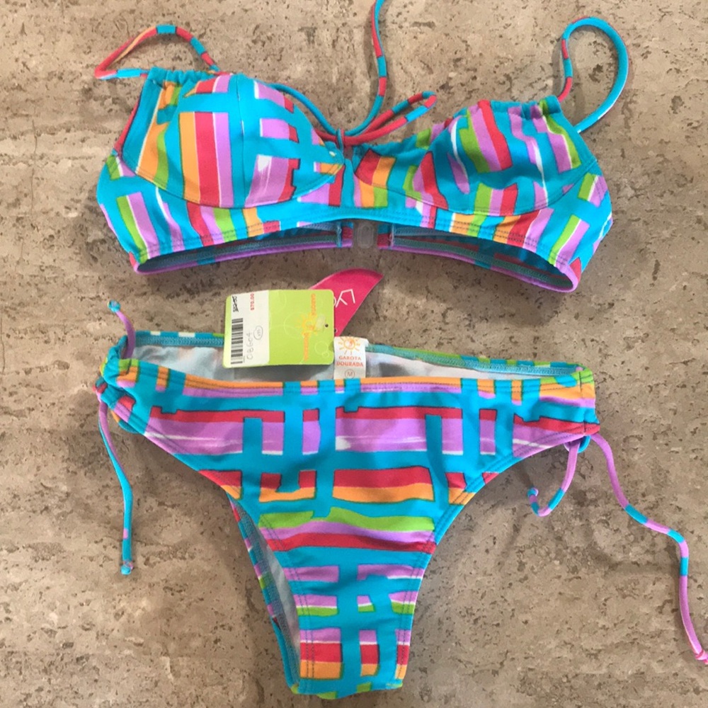 Tiny Brazilian Bikini Garota Dourada NWT
